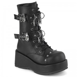 Demonia Cubby 54 Platform Lace Up Naisten Nilkkurit Mustat Suomi | PT0-94129W9