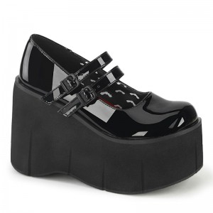 Demonia Kera 08 Platform Naisten Mary Janes Mustat Suomi | AZ3-63426S1