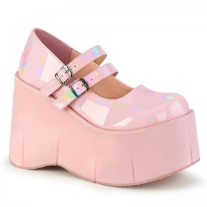 Demonia Kera 08 Platform Naisten Mary Janes Pinkki Suomi | IW8-77217R6