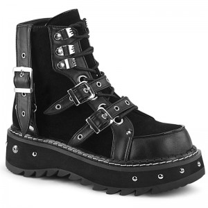 Demonia Lilith 278 Platform Lace Up Naisten Nilkkurit Mustat Suomi | JX6-07530E6