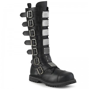 Demonia Riot 21mp Vegan Steel Toe Miesten Korkeat Saappaat Mustat Suomi | BM5-42904X0