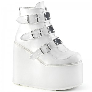 Demonia Swing 105 Wedge Platform Naisten Nilkkurit Valkoinen Suomi | TN1-41264G4