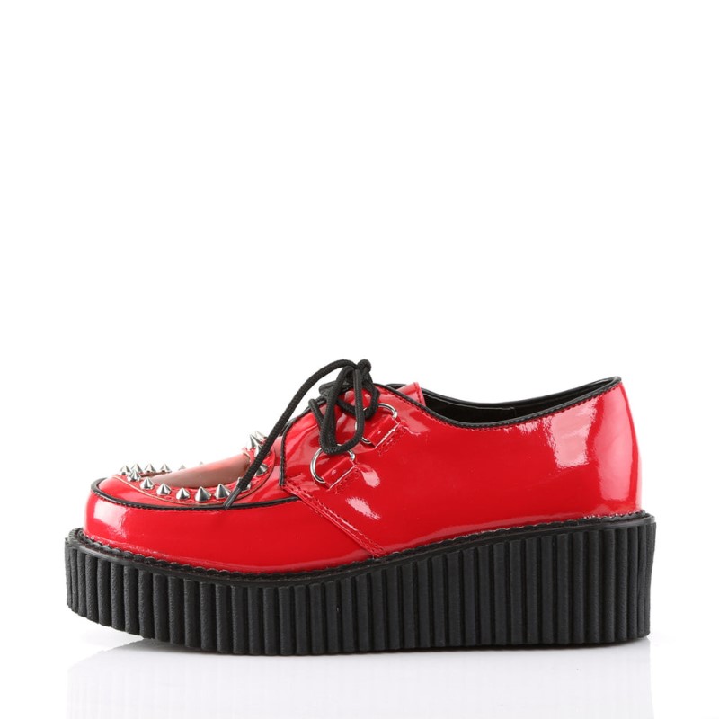 Demonia Creeper 108 Platform Naisten Creepers Punainen Suomi | HC5-69796U3