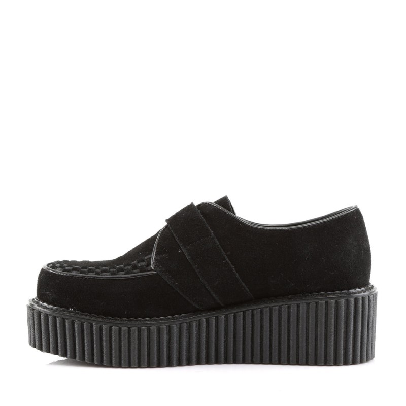 Demonia Creeper 118 Platform Monk Naisten Creepers Mustat Suomi | CC3-08830Z1