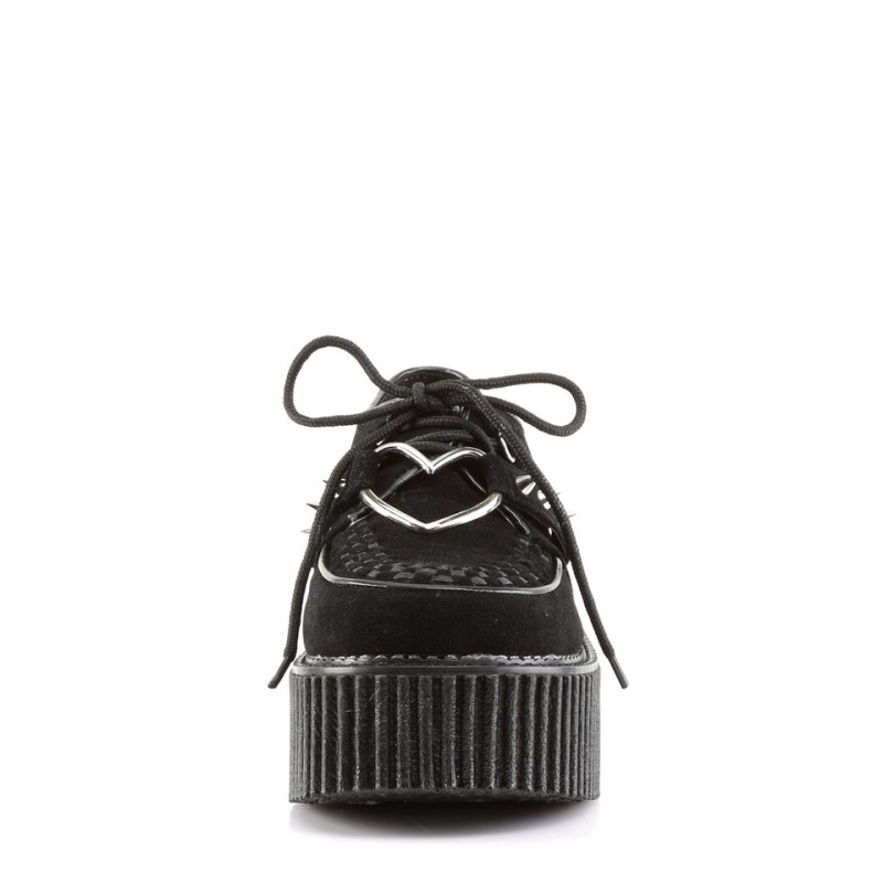 Demonia Creeper 206 Platform Naisten Creepers Mustat Suomi | AO4-57645J0