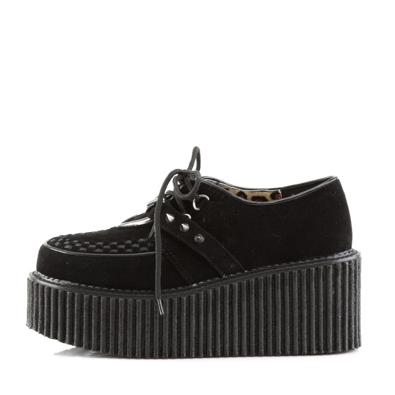 Demonia Creeper 206 Platform Naisten Creepers Mustat Suomi | AO4-57645J0