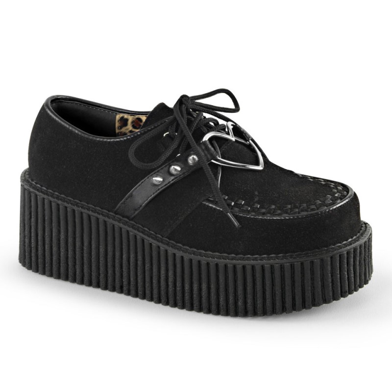 Demonia Creeper 206 Platform Naisten Creepers Mustat Suomi | AO4-57645J0