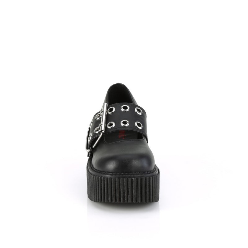 Demonia Creeper 230 Platform Mary Jane Naisten Creepers Mustat Suomi | KD0-59365O8