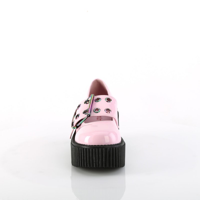 Demonia Creeper 230 Platform Mary Jane Naisten Creepers Pinkki Suomi | VI7-84098I2