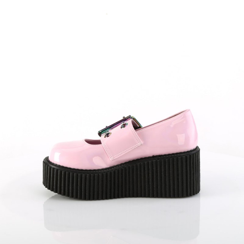 Demonia Creeper 230 Platform Mary Jane Naisten Creepers Pinkki Suomi | VI7-84098I2