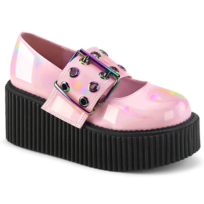 Demonia Creeper 230 Platform Mary Jane Naisten Creepers Pinkki Suomi | VI7-84098I2