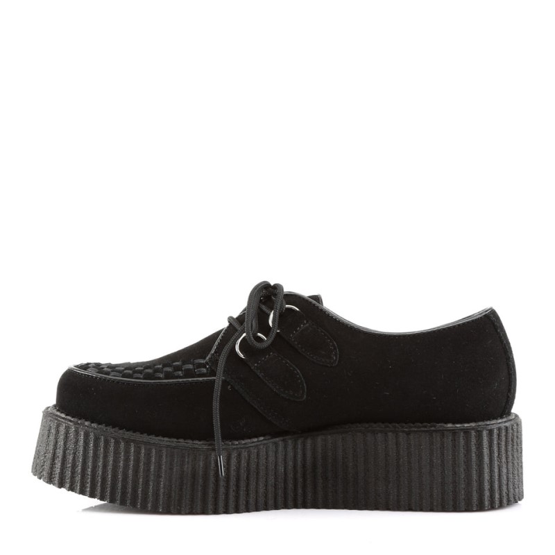 Demonia Creeper 402s Platform Rockabilly Punk Goth Naisten Creepers Mustat Suomi | ON0-39473K0