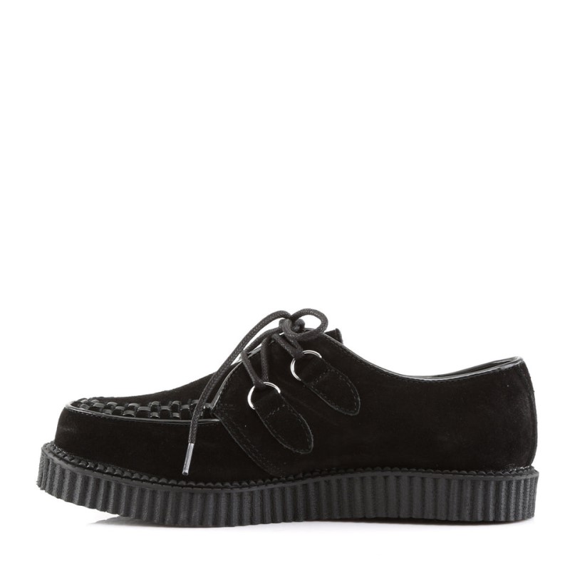 Demonia Creeper 602s Platform Gothic Rockabilly Punk Naisten Creepers Mustat Suomi | HJ3-28902S4