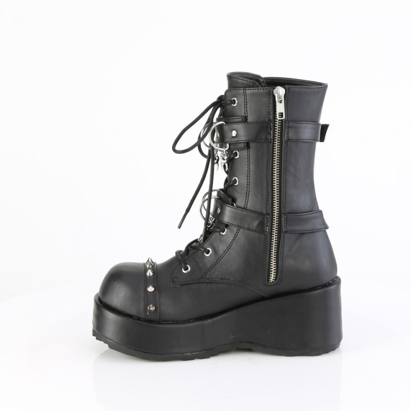 Demonia Cubby 54 Platform Lace Up Naisten Nilkkurit Mustat Suomi | PT0-94129W9