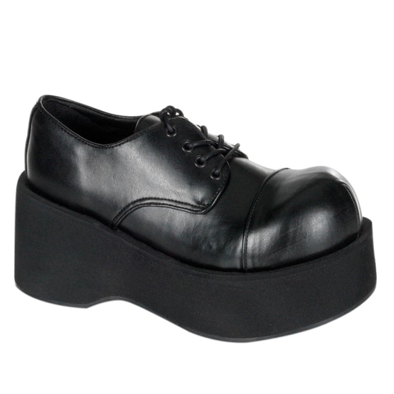 Demonia Dank 101 Platform Goth Punk Rockabilly Cyber Naisten Oxford Kengät Mustat Suomi | GF2-70147U6