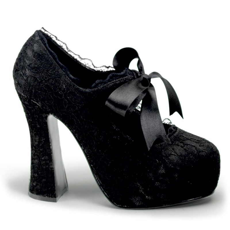 Demonia Demon 11 Heel Platform Naisten Mary Janes Mustat Mustat Suomi | BD0-30413G3