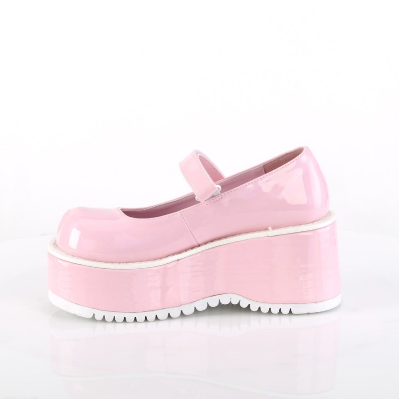 Demonia Dollie 01 Platform Naisten Mary Janes Pinkki Suomi | YK4-94389H1