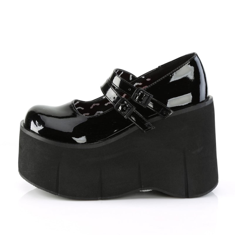 Demonia Kera 08 Platform Naisten Mary Janes Mustat Suomi | AZ3-63426S1