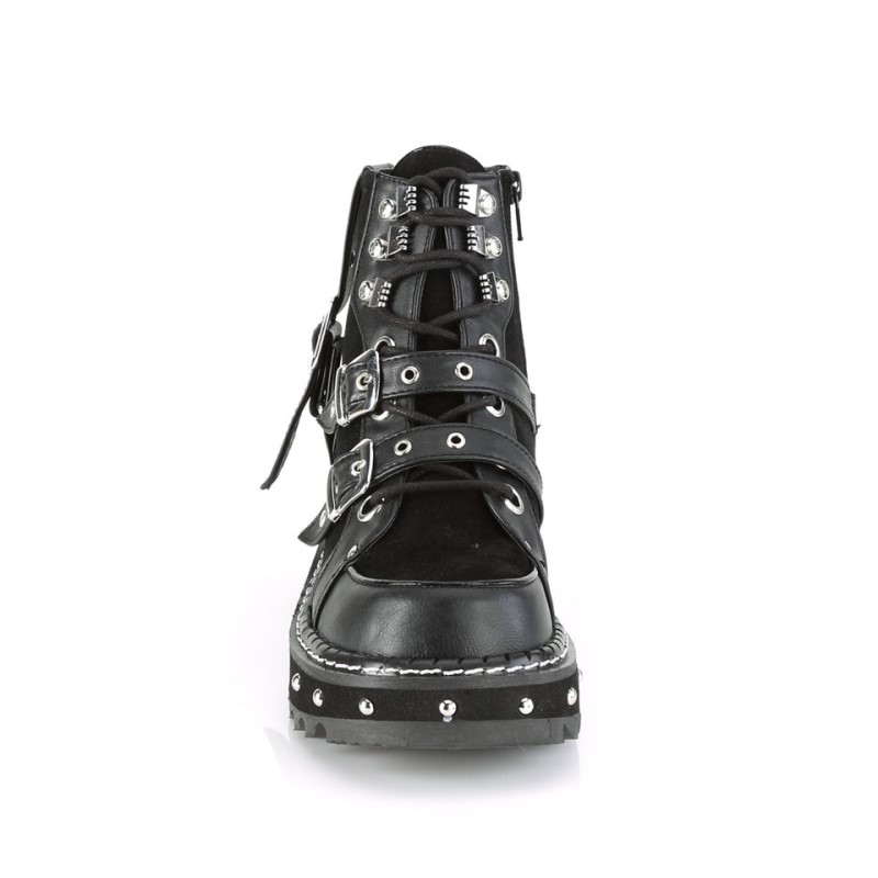 Demonia Lilith 278 Platform Lace Up Naisten Nilkkurit Mustat Suomi | JX6-07530E6