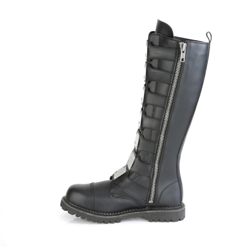 Demonia Riot 21mp Vegan Steel Toe Miesten Korkeat Saappaat Mustat Suomi | BM5-42904X0