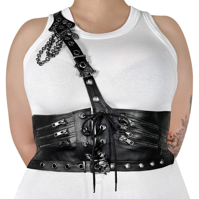 Demonia Waist Harness Asusteet Mustat Suomi | TW6-45524G5