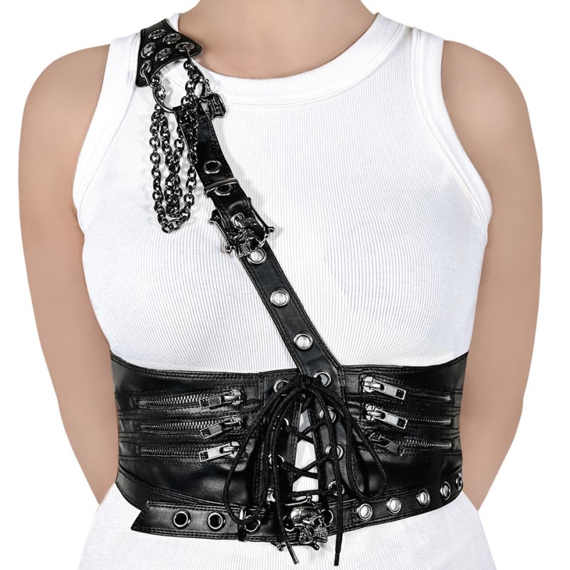 Demonia Waist Harness Asusteet Mustat Suomi | TW6-45524G5